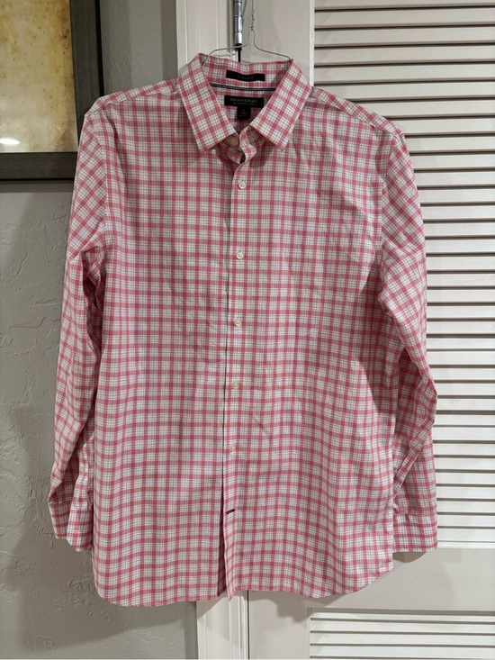 Banana Republic Other - Banana Republic Red & White Plaid Button-Down Shirt